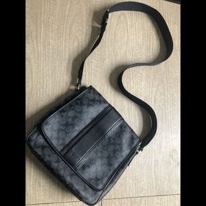 Black Coach messenger Bag
